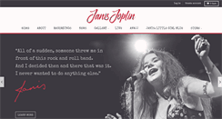 Desktop Screenshot of janisjoplin.com