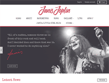Tablet Screenshot of janisjoplin.com